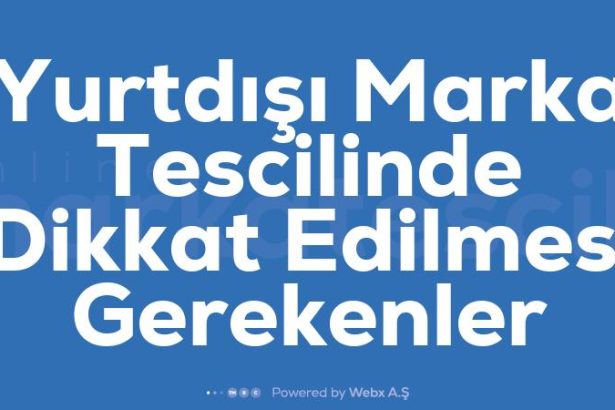 Yurtdisi Marka Tescilinde Dikkat Edilmesi Gerekenler