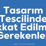 Tasarim Tescilinde Dikkat Edilmesi Gerekenler